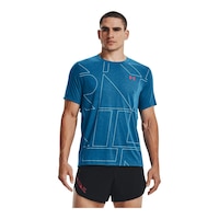 Under Armour Men's Breeze 2.0 Trail T Shirt Front_Angled_Right