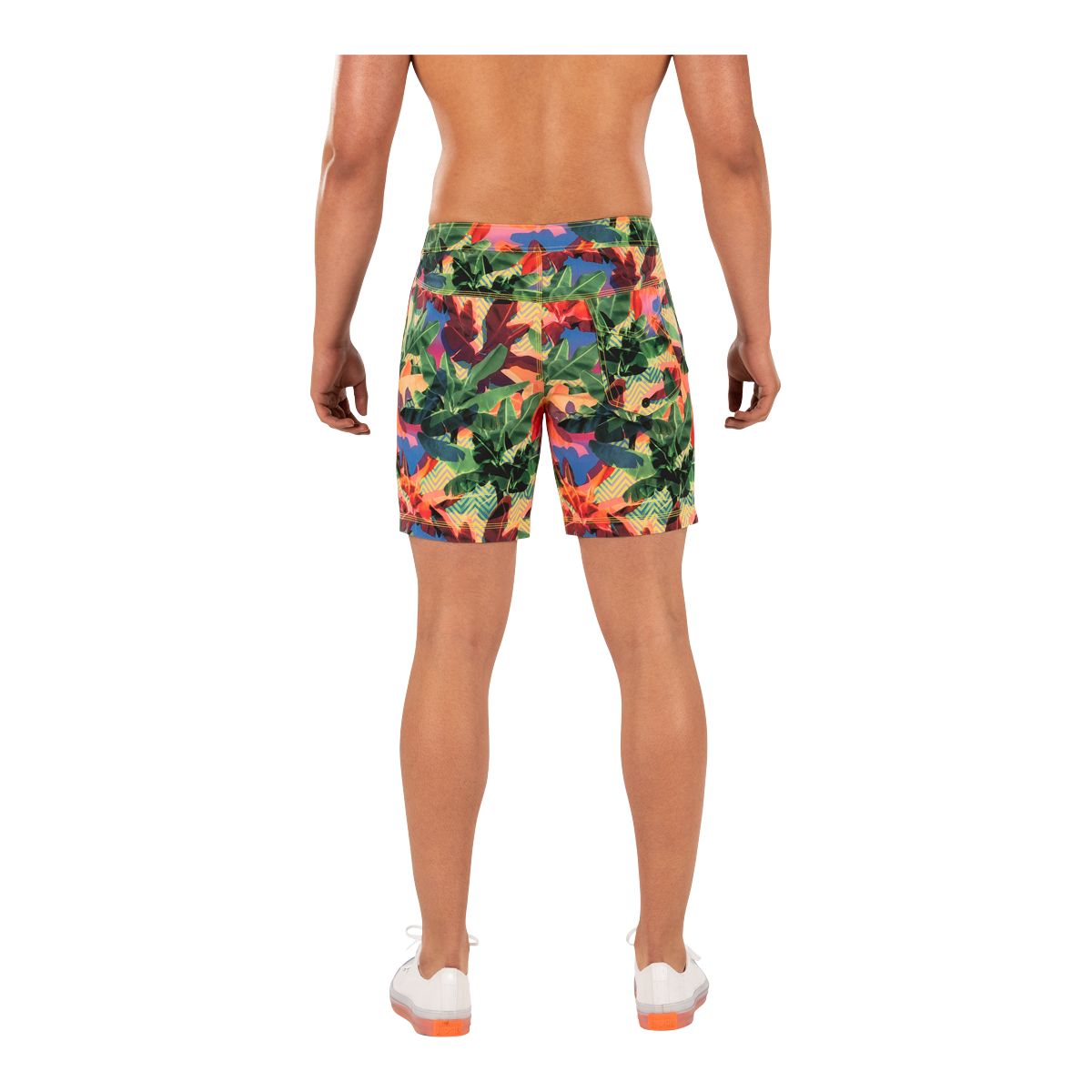 Saxx Men's Betawave 2 in 1 Swim Boardshorts, 19", Fade-Resistant, With Mesh Liner