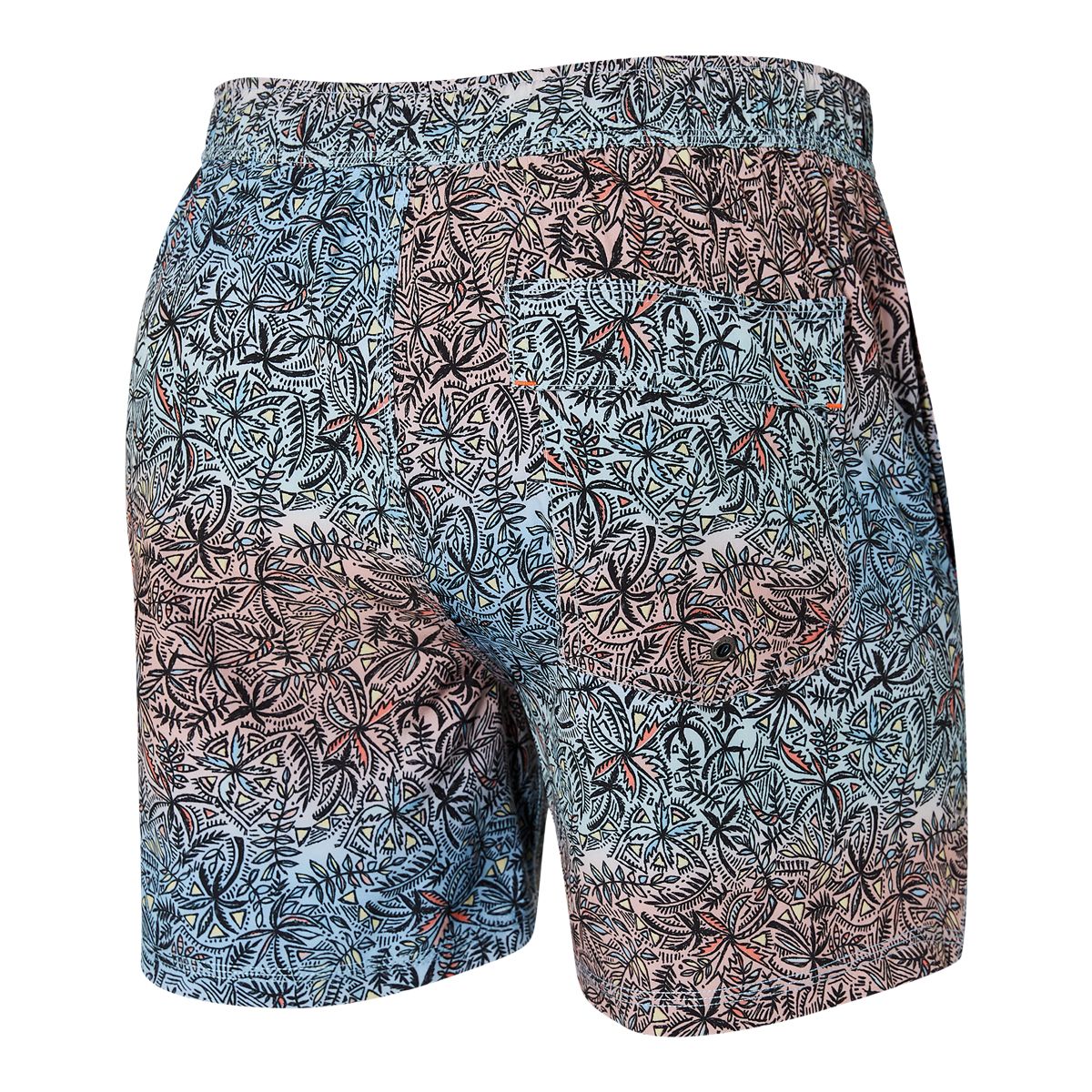 Saxx Men's Oh Buoy 2 in 1 Swim Volley Shorts, 5", Fade-Resistant, With Mesh Liner