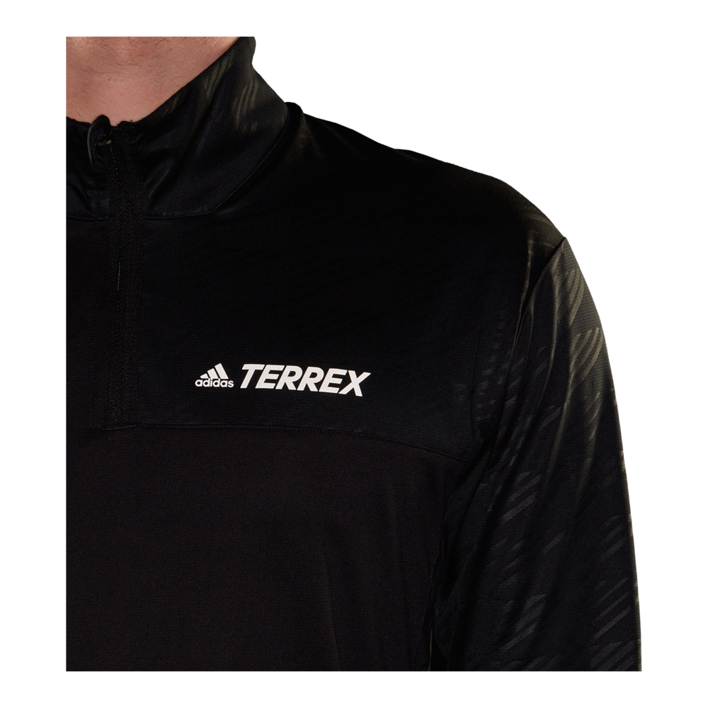 adidas Men's MT Half Zip Long Sleeve Top