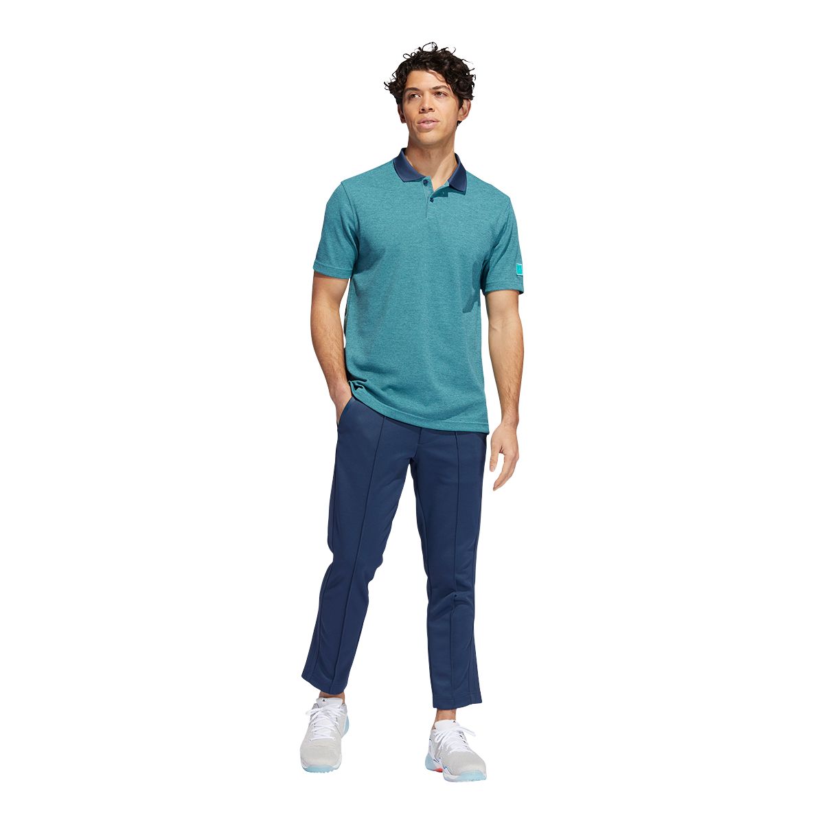 adidas Golf Men's Go To No Show Short Sleeve Polo T Shirt, Regular Fit