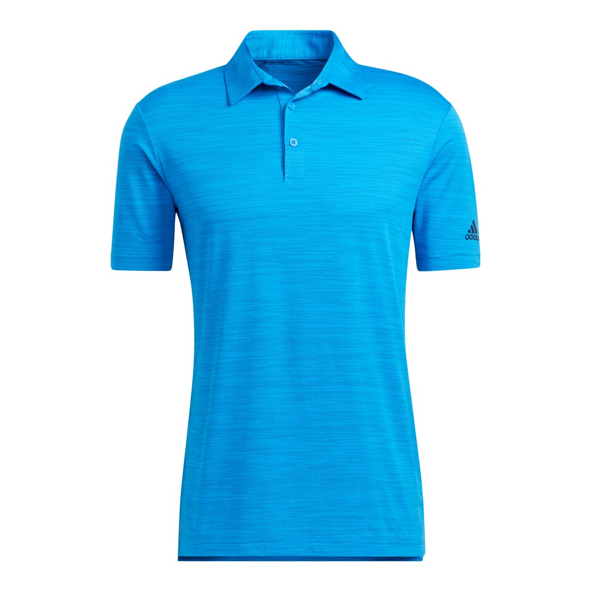 adidas Golf Men's Spacedye Stripe Primegreen Short Sleeve Polo T Shirt, Regular Fit