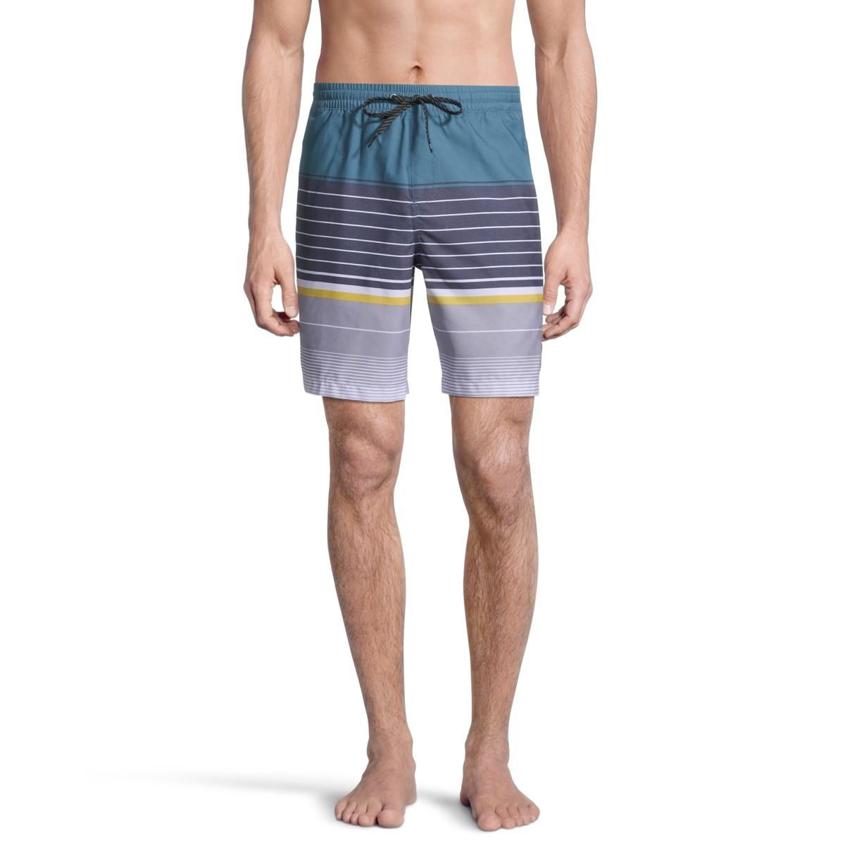 Quiksilver Men's Swell Vision Swim Volley Shorts  19" With Mesh Brief