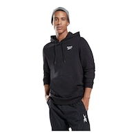 Reebok Men's ID French Terry Pullover Hoodie Front_Angled_Left
