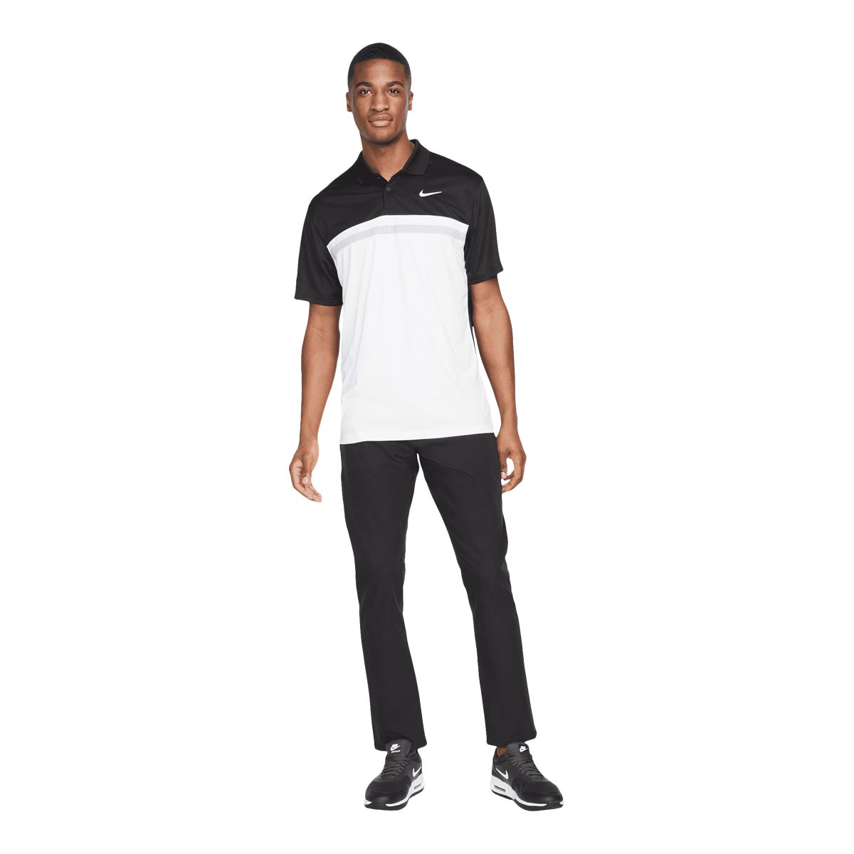 Nike color store block polo