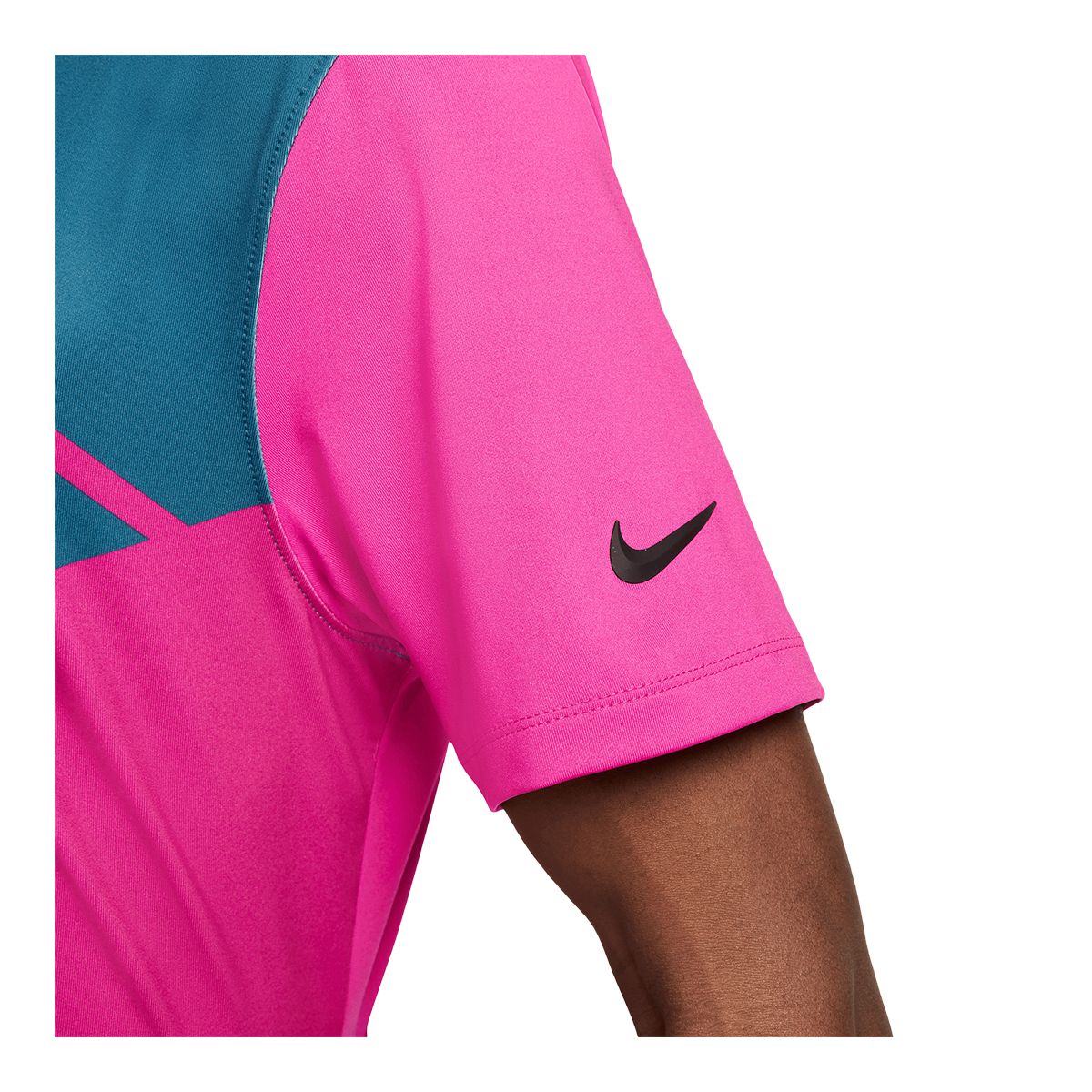 Nike Golf Men's Vapor Argyle Short Sleeve Button Down Polo T Shirt, Dri-Fit