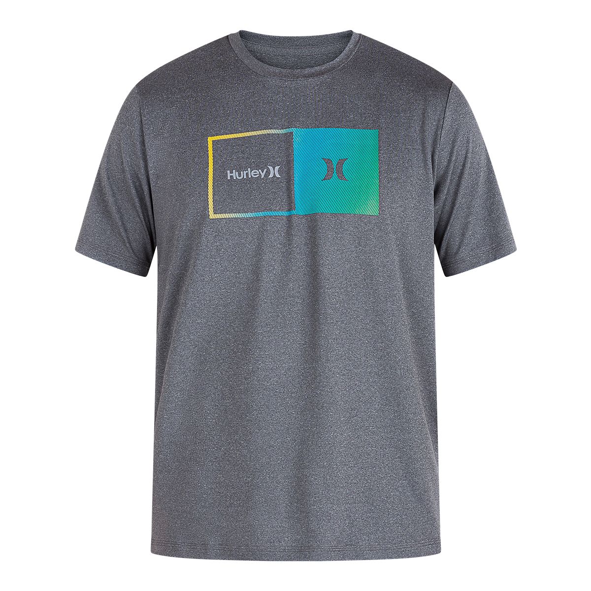 Hurley Men's Halfer Gradient Hybrid UPF+ T Shirt