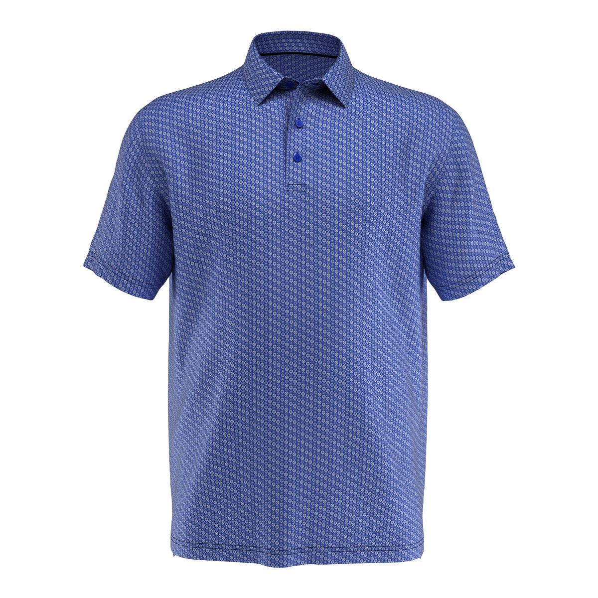 Callaway Men's Tye Dye Foulard  Short Sleeve Golf Polo T Shirt, Breathable