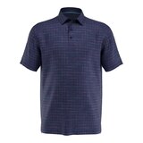 Callaway Men's Sun Worn Plaid Short Sleeve Golf Polo T Shirt, UPF 50 Front_Flat
