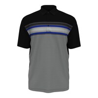 Callaway Men's Energy Stripe Short Sleeve Golf Polo T Shirt, Breathable