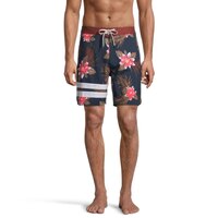 Hurley Men's Phantom Block Party Swim Boardshorts, 18" Front_Flat