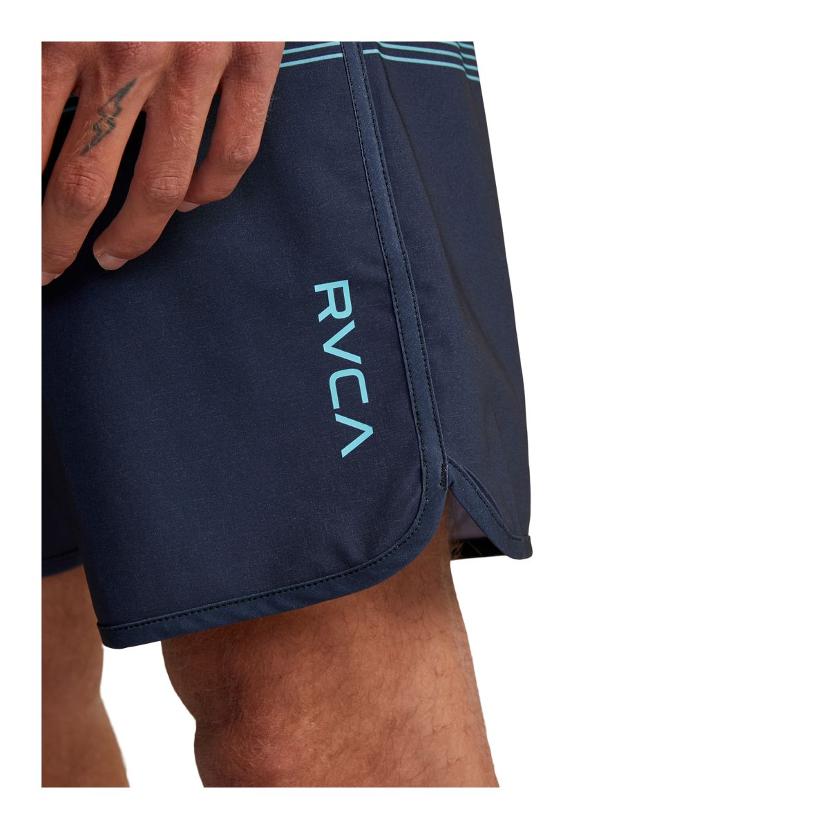 RVCA Men's Eastern Elastic Swim Volley Shorts, 17", 4-Way Stretch