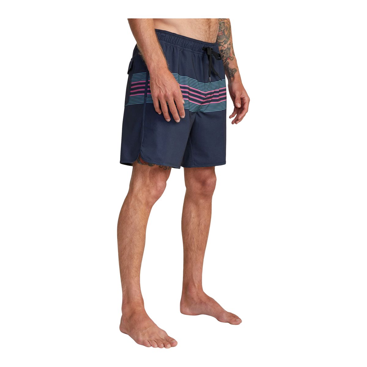 RVCA Men's Eastern Elastic Swim Volley Shorts, 17", 4-Way Stretch