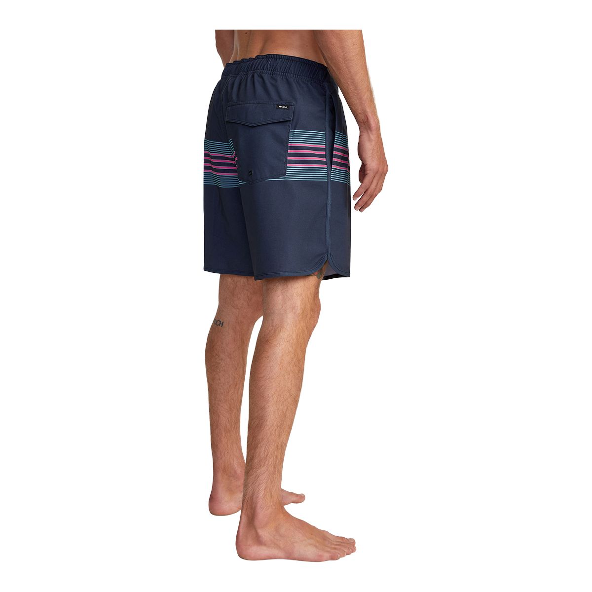 RVCA Men's Eastern Elastic Swim Volley Shorts, 17", 4-Way Stretch