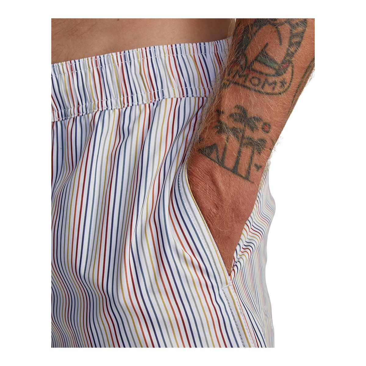 RVCA Men's Perry Elastic Swim Volley Shorts, 17"