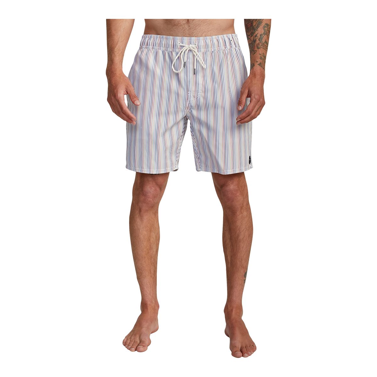RVCA Men's Perry Elastic Swim Volley Shorts, 17"