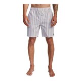 RVCA Men's Perry Elastic Swim Volley Shorts, 17" Front_Flat
