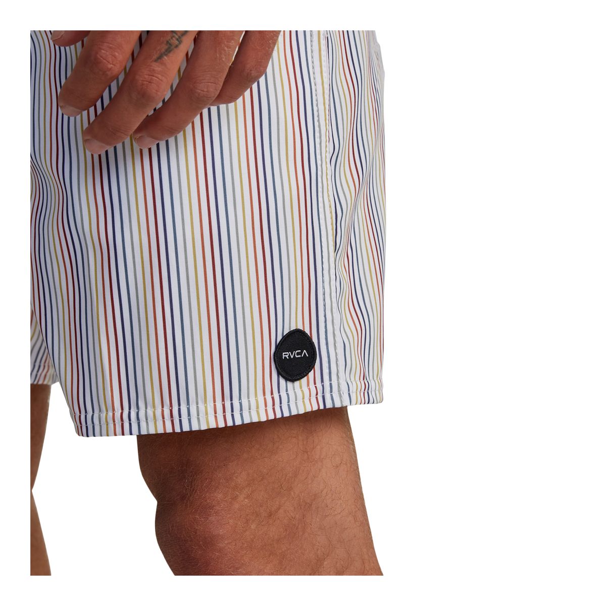 RVCA Men's Perry Elastic Swim Volley Shorts, 17"