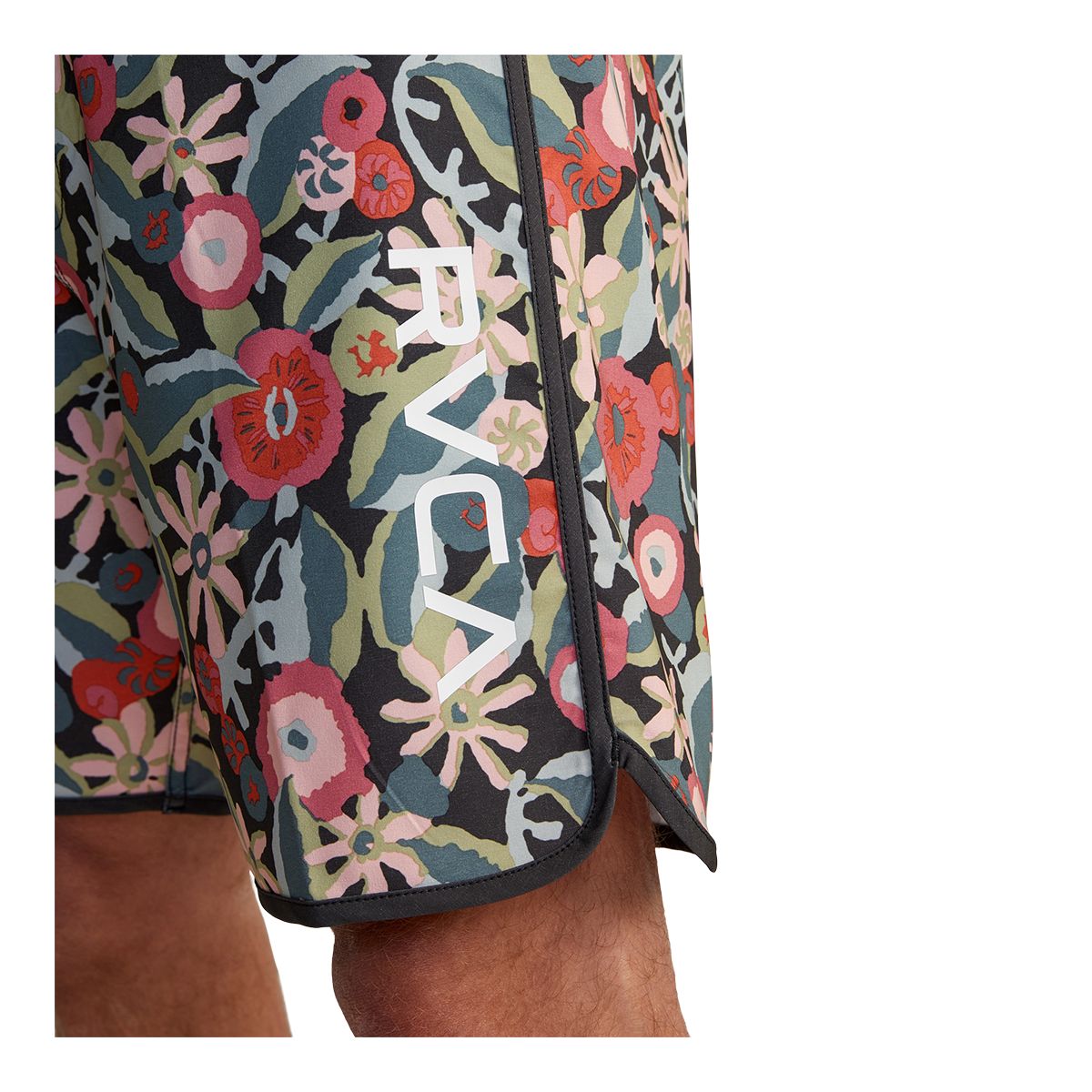 RVCA Men's Eastern Trunk Swim Boardshorts, 18", 4-Way Stretch