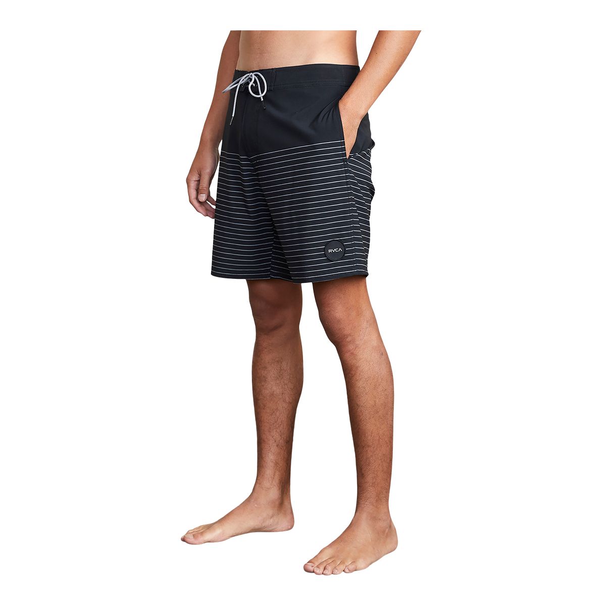 RVCA Men's Curren Trunk Swim Boardshorts, 18", 4-Way Stretch
