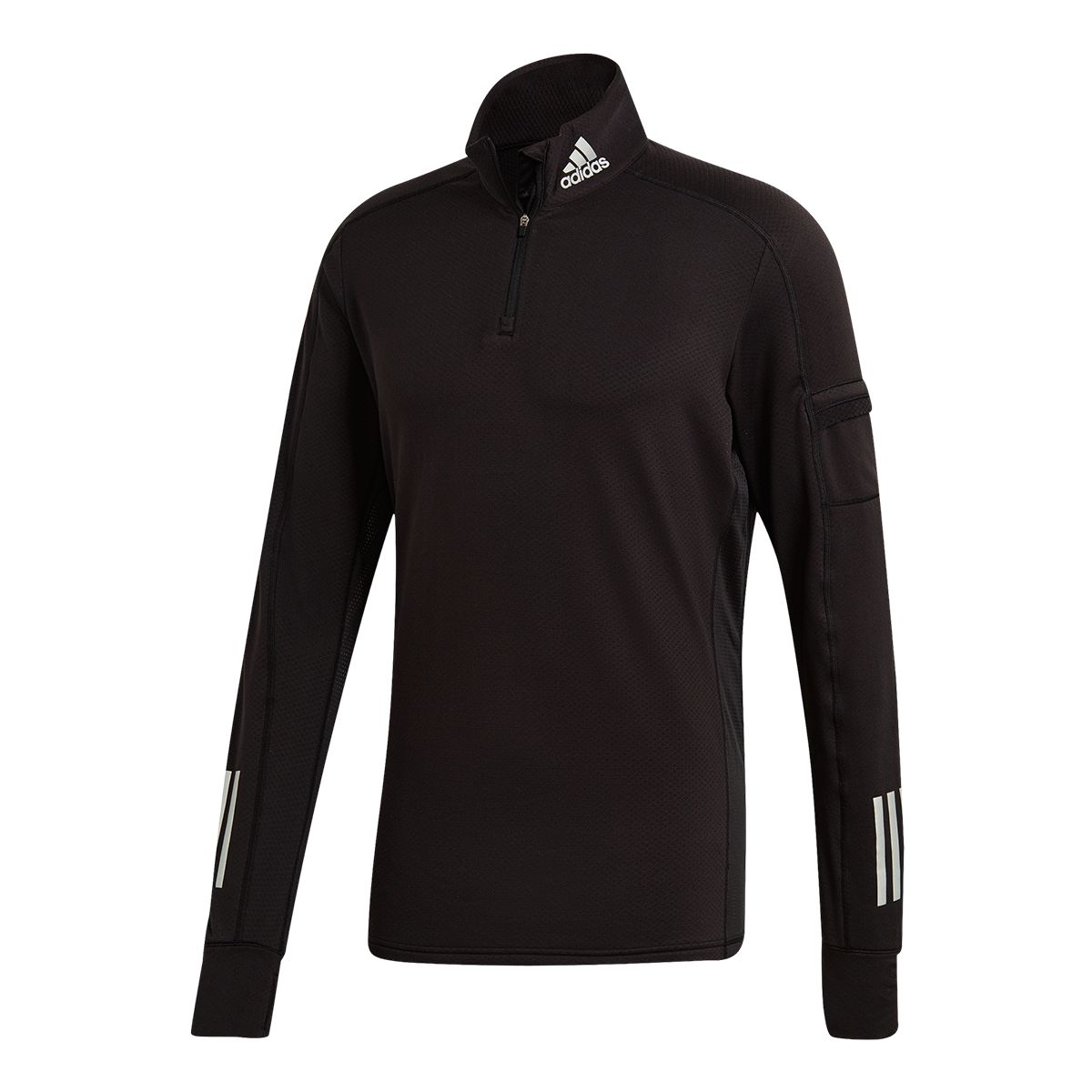 adidas Men's Warm Up 1/2 Zip Long Sleeve Top