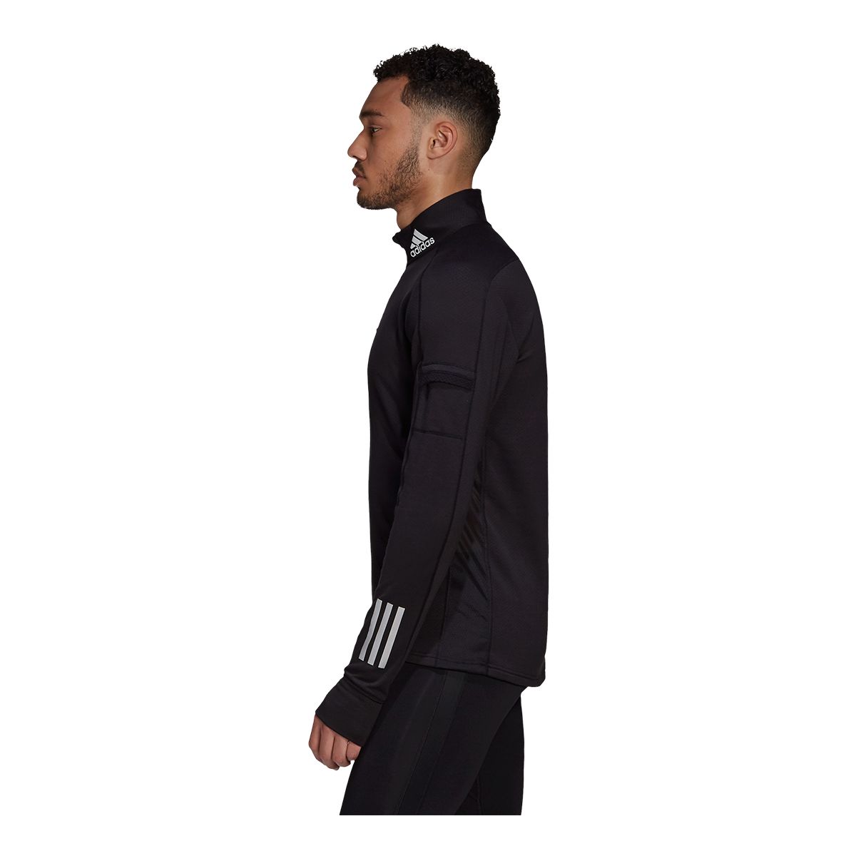 adidas Men's Warm Up 1/2 Zip Long Sleeve Top