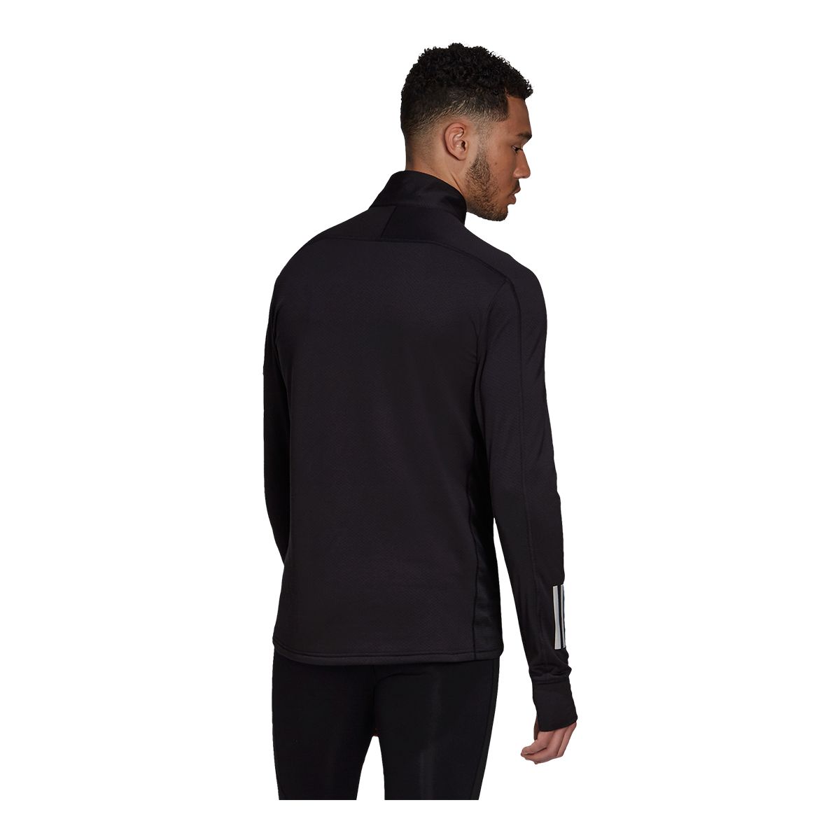 adidas Men's Warm Up 1/2 Zip Long Sleeve Top