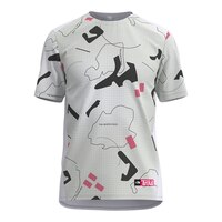 The North Face Men's Sunriser Printed Trail Running T Shirt Front_Flat
