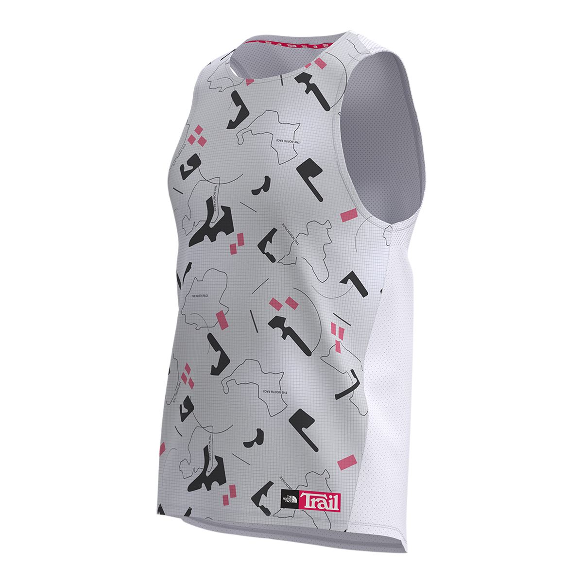 The North Face Men's The North Face Sunriser Printed Trail Running Tank Top, Lightweight, Sleeveless