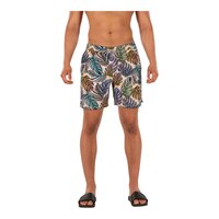 Saxx Men's Oh Buoy 2 in 1 Swim Volley Shorts, 7", Fade-Resistant, With Mesh Liner Front_Flat