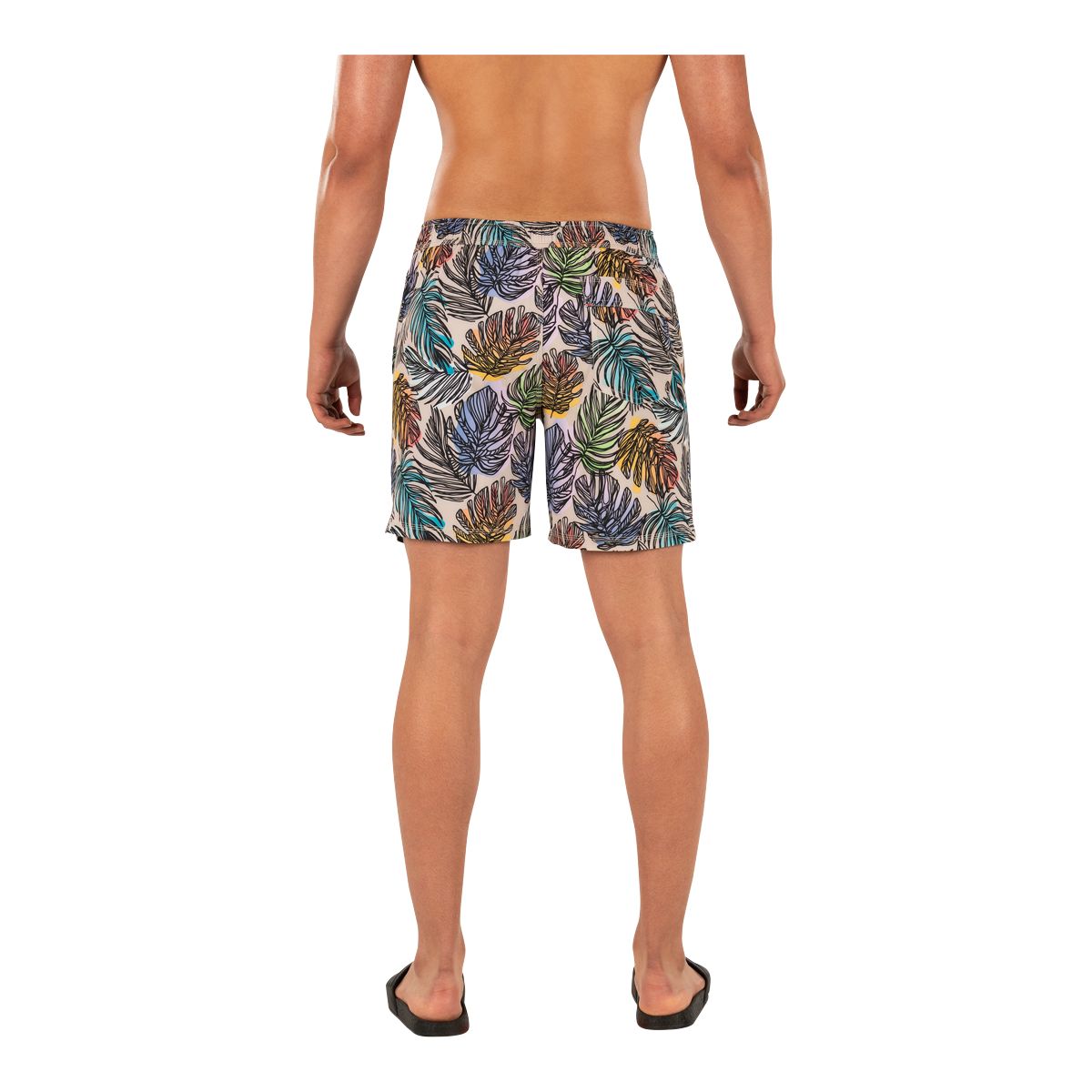 Saxx Men's Oh Buoy 2 in 1 Swim Volley Shorts, 7", Fade-Resistant, With Mesh Liner