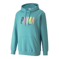 PUMA Sportswear TR Graphic Hoodie Front_Angled_Left