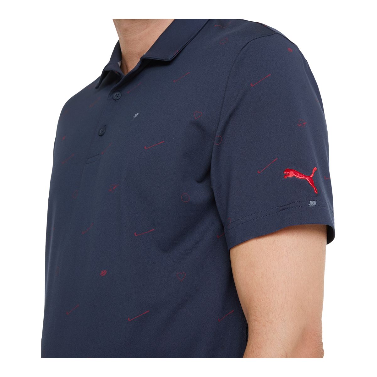 PUMA Golf Men's CLOUDSPUN Love Golf Polo