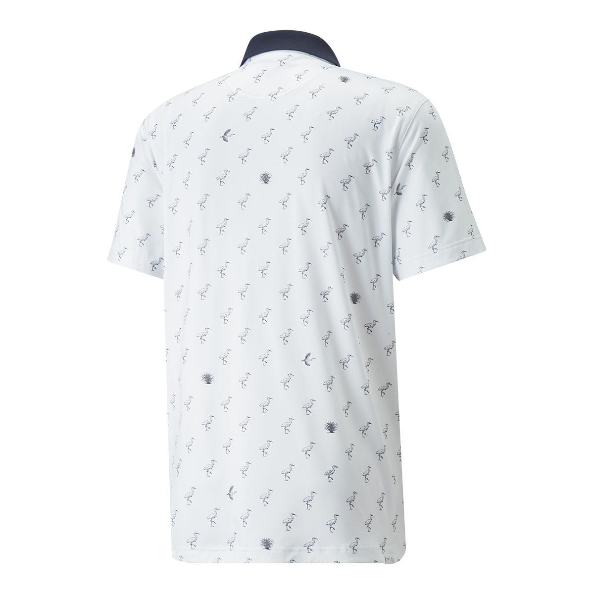 PUMA Golf Men's MATTR Egret Short Sleeve Polo T Shirt, Breathable