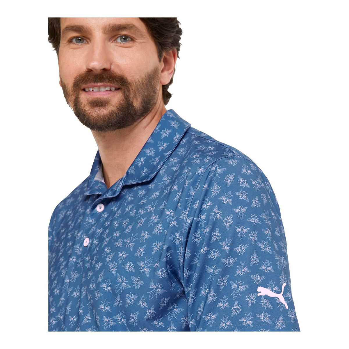 PUMA Golf Men's MATTR Beehive Polo