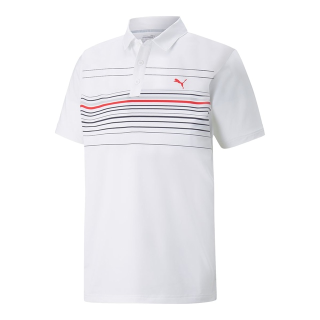 PUMA Golf Men's MATTR Canyon Short Sleeve Polo T Shirt, Breathable