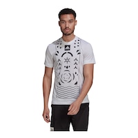 adidas Men's RG Freelift T Shirt Front_Angled_Left