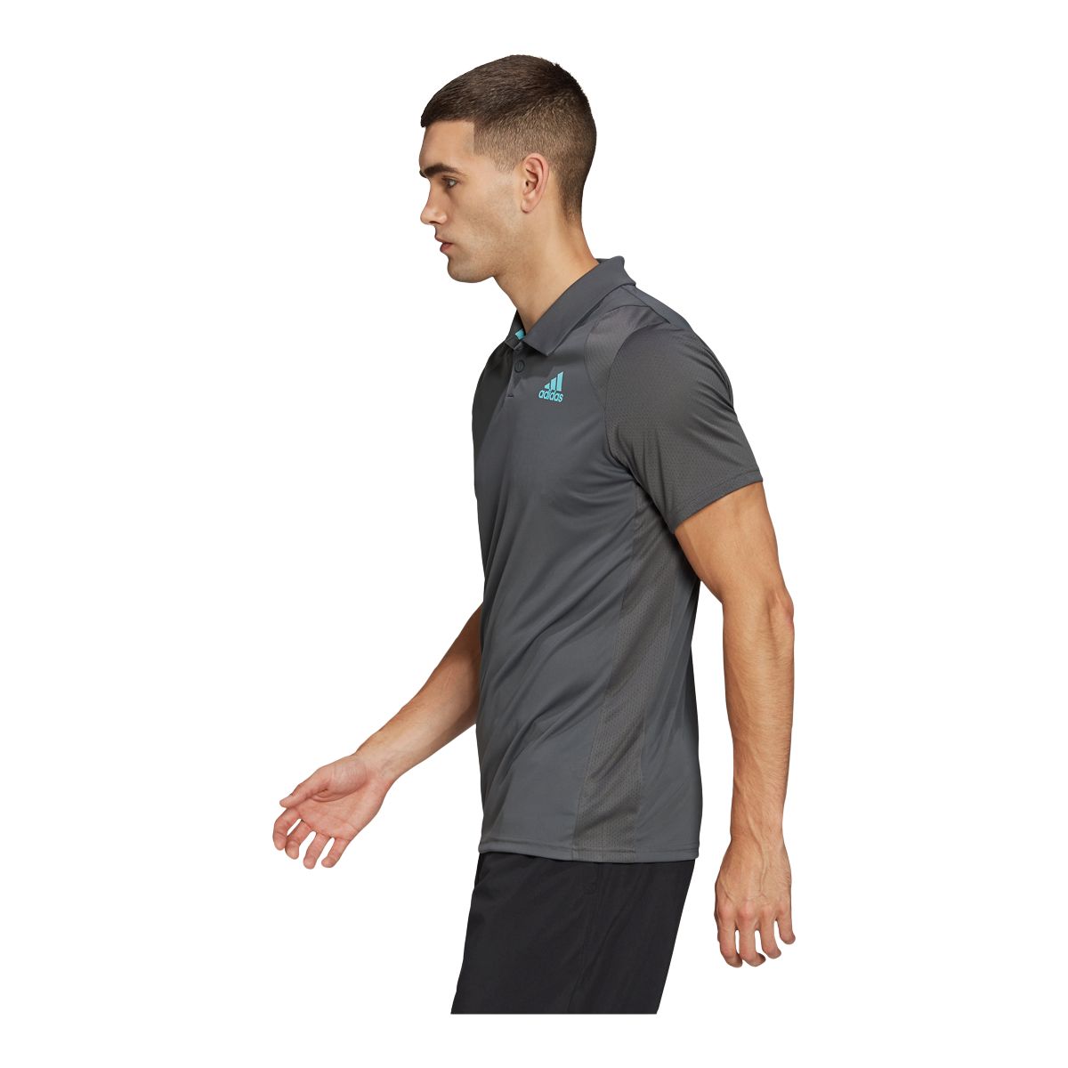 adidas Men's RG Club 3-Stripe Polo Shirt