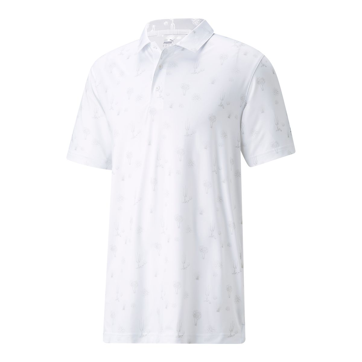 PUMA Golf Men's CLOUDSPUN Conservation Short Sleeve Polo T Shirt, UPF 40