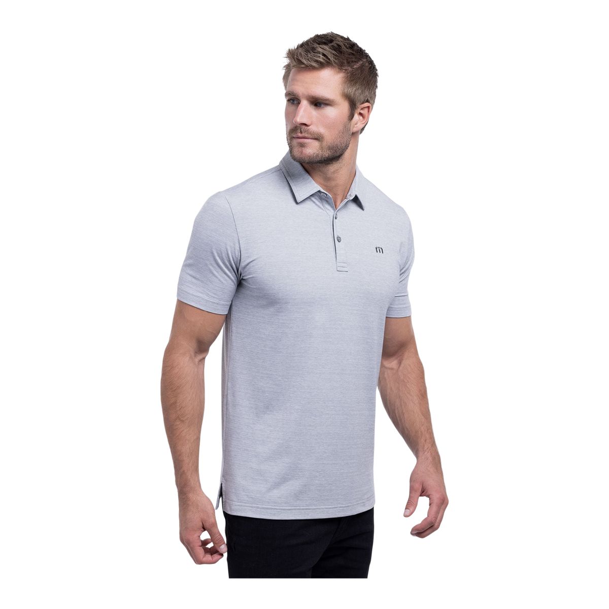 TravisMathew Men's The Heater  Short Sleeve Golf Polo T Shirt