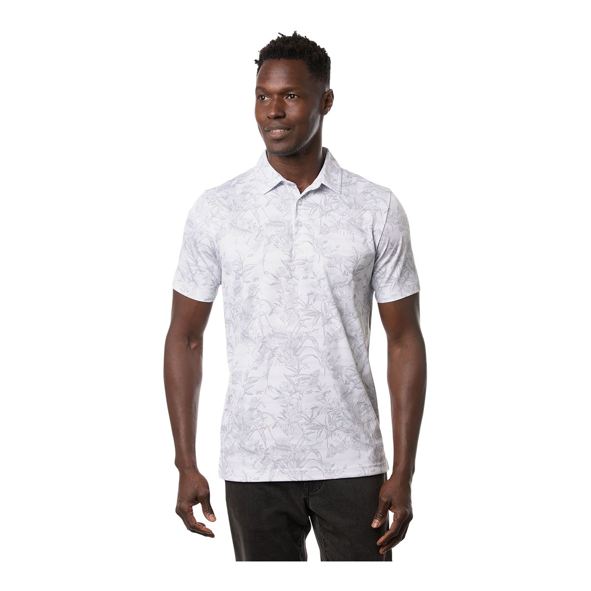 TravisMathew Men's Stay On Target Short Sleeve Golf Polo T Shirt