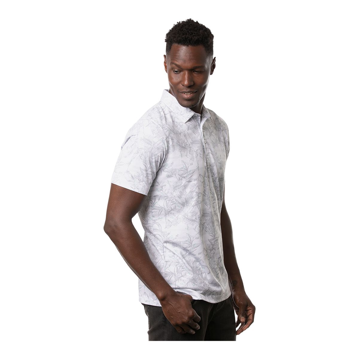 TravisMathew Men's Stay On Target Short Sleeve Golf Polo T Shirt