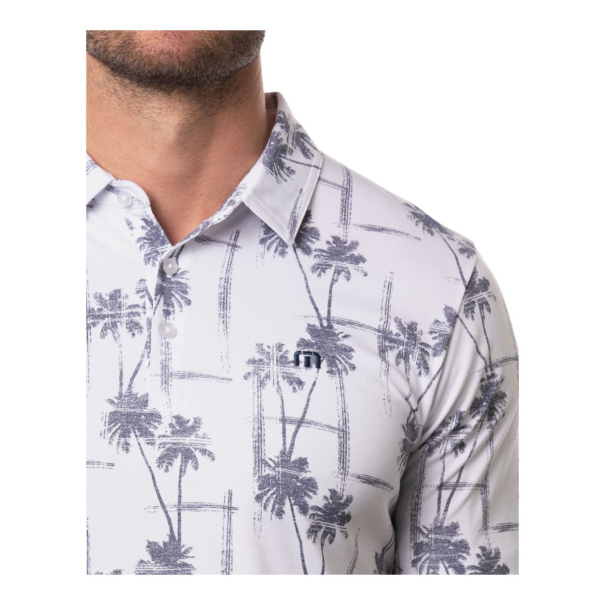 TravisMathew Men's Finally Here Short Sleeve Golf Polo T Shirt