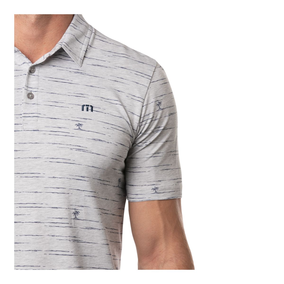 TravisMathew Men's Draggin Anchor Short Sleeve Golf Polo T Shirt