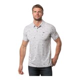 TravisMathew Men's Draggin Anchor Short Sleeve Golf Polo T Shirt Front_Angled_Left