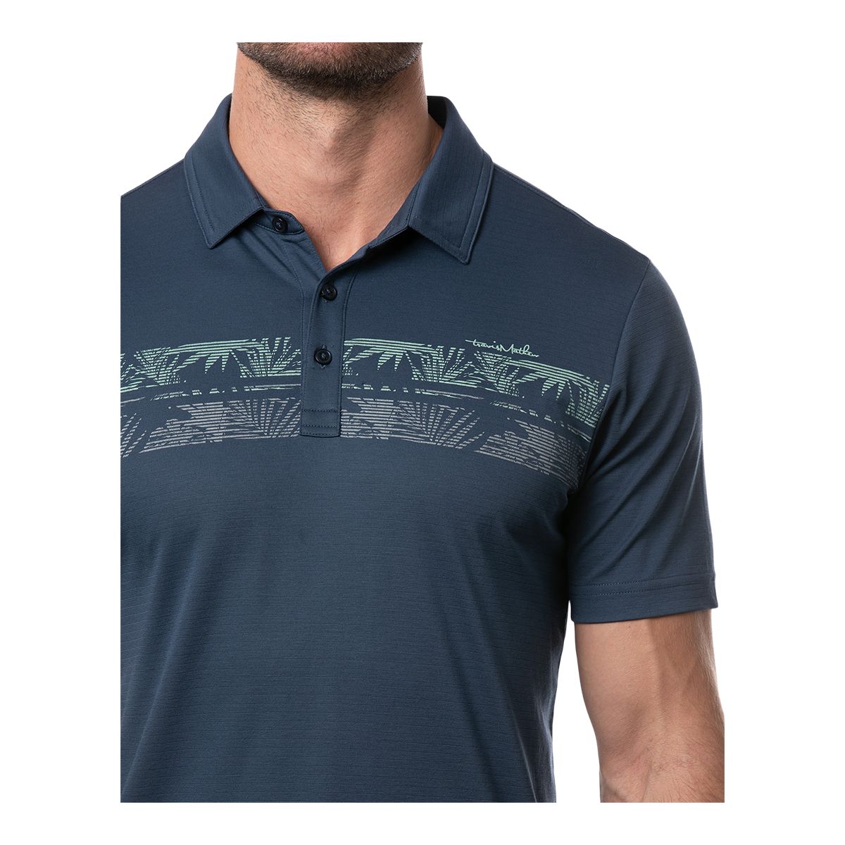 TravisMathew Men's Drop Anchor Short Sleeve Golf Polo T Shirt