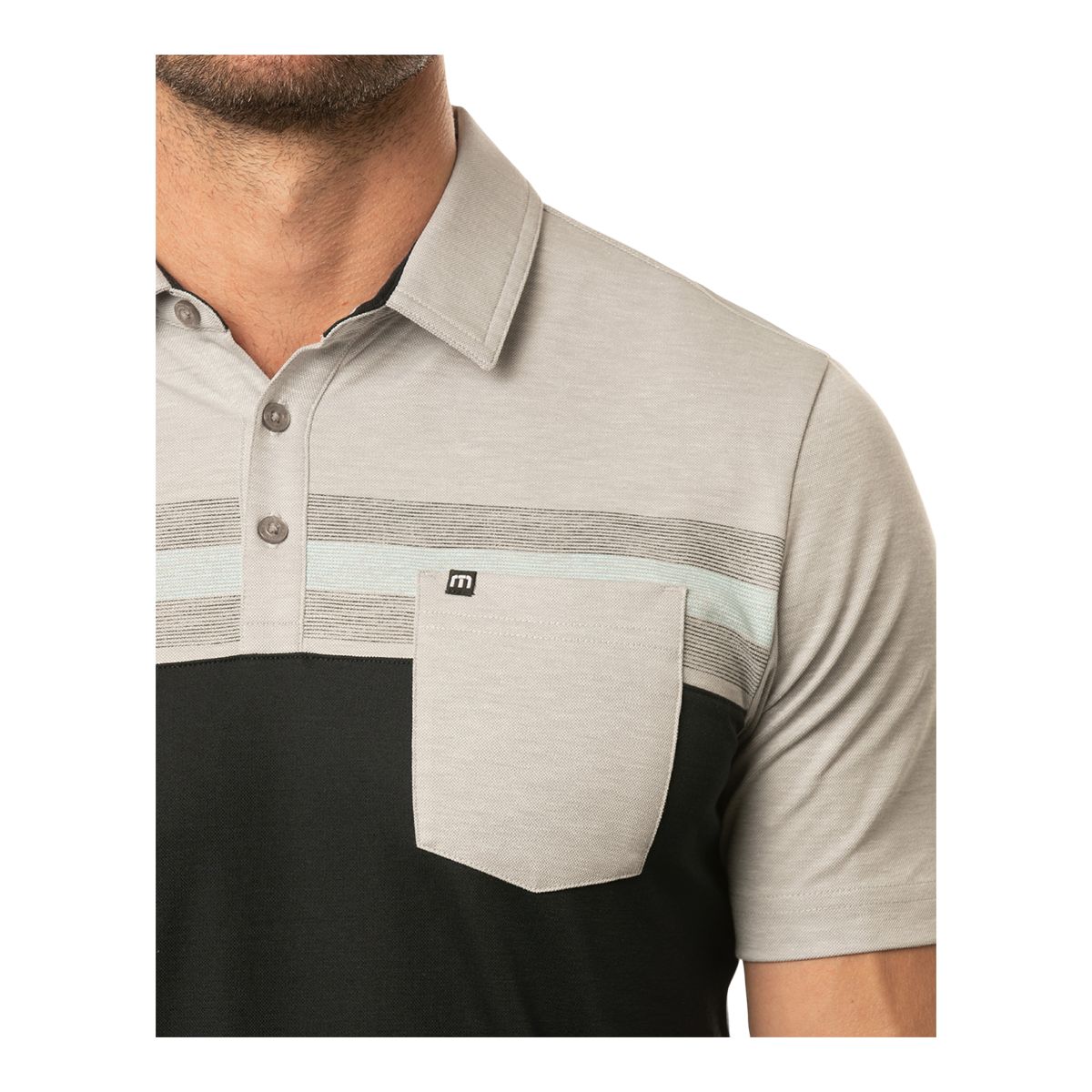 TravisMathew Men's Salad Days  Short Sleeve Golf Polo T Shirt
