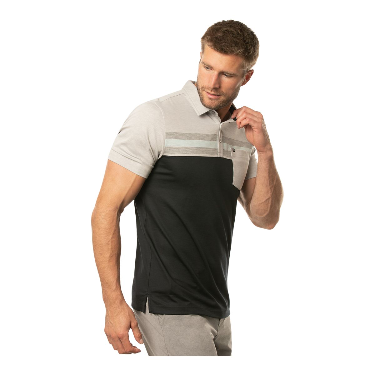 TravisMathew Men's Salad Days  Short Sleeve Golf Polo T Shirt