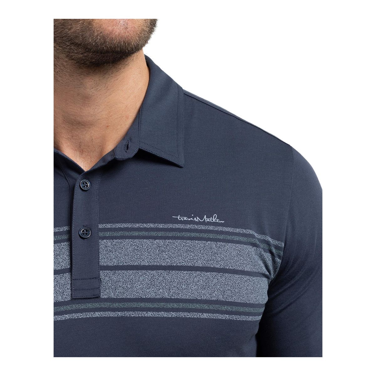 TravisMathew Men's Ofty Perfect Conditions Short Sleeve Golf Polo T Shirt