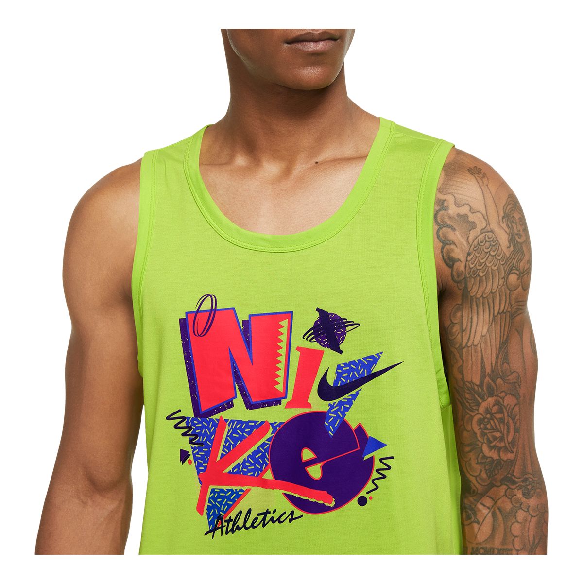 Nike Men's Dri-FIT Story Pack Tank Top, Soft, Lightweight, Sleeveless